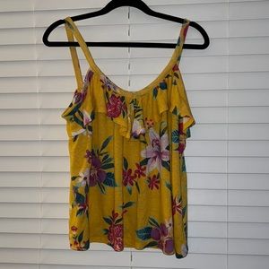 Old Navy Ruffle Top Tank | Size L
